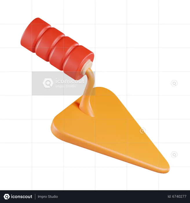 Trowel  3D Icon