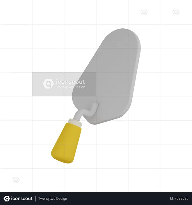 Trowel  3D Icon