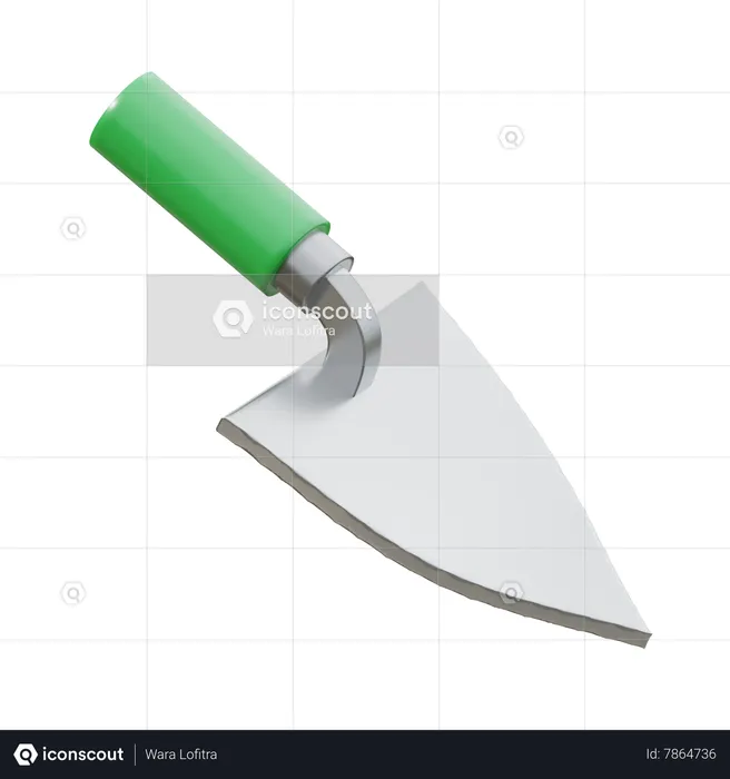 Trowel  3D Icon