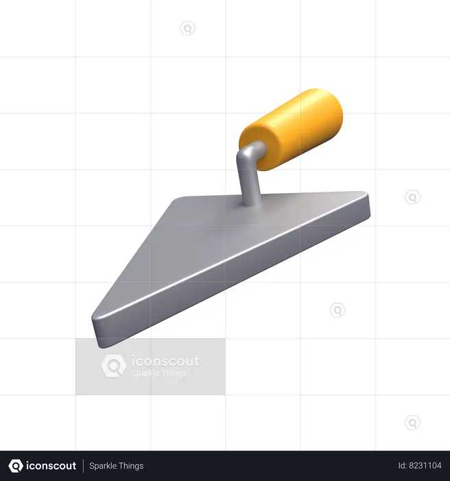 Trowel  3D Icon