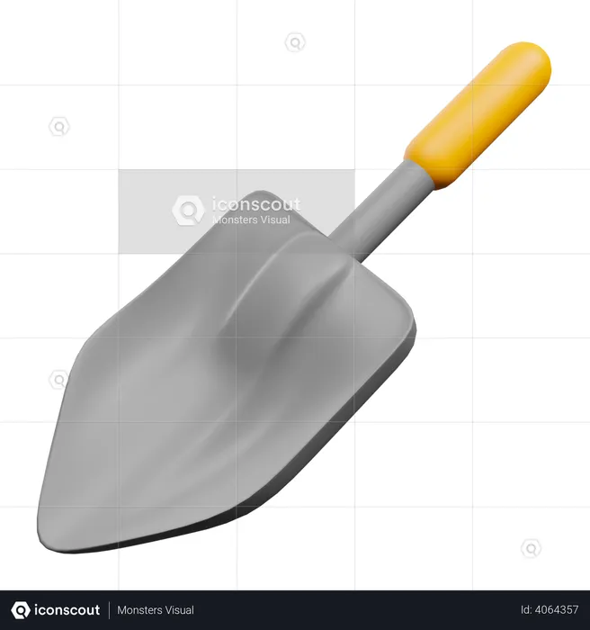 Trowel  3D Illustration