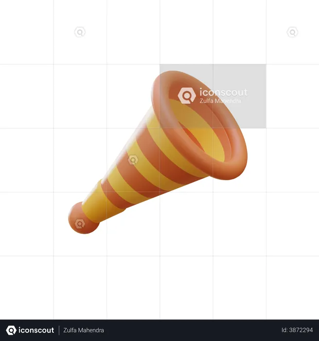 Trumpet  3D Icon