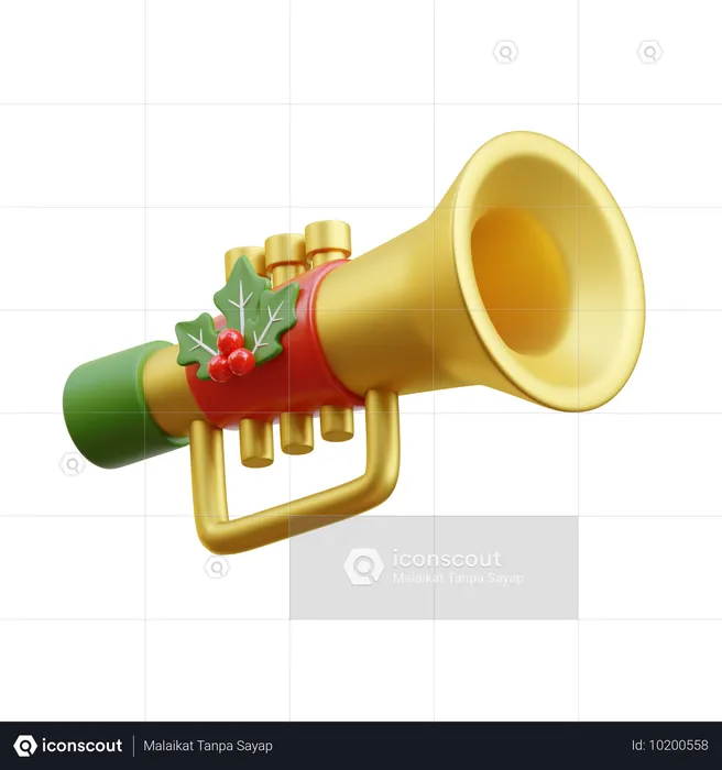 Trumpet  3D Icon