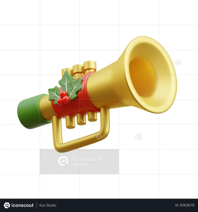 Trumpet  3D Icon