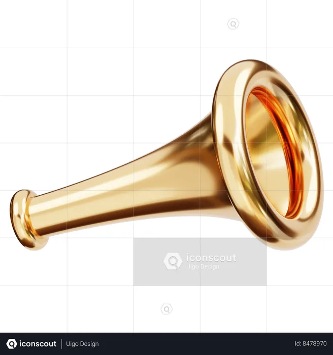 Trumpet  3D Icon