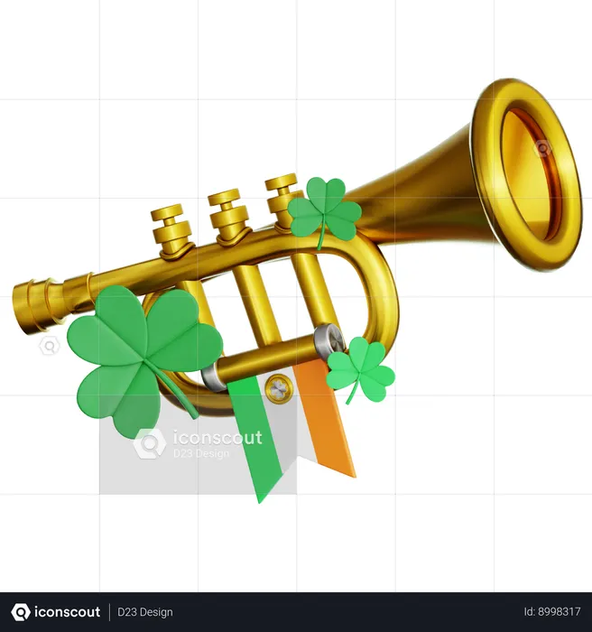 Trumpet  3D Icon