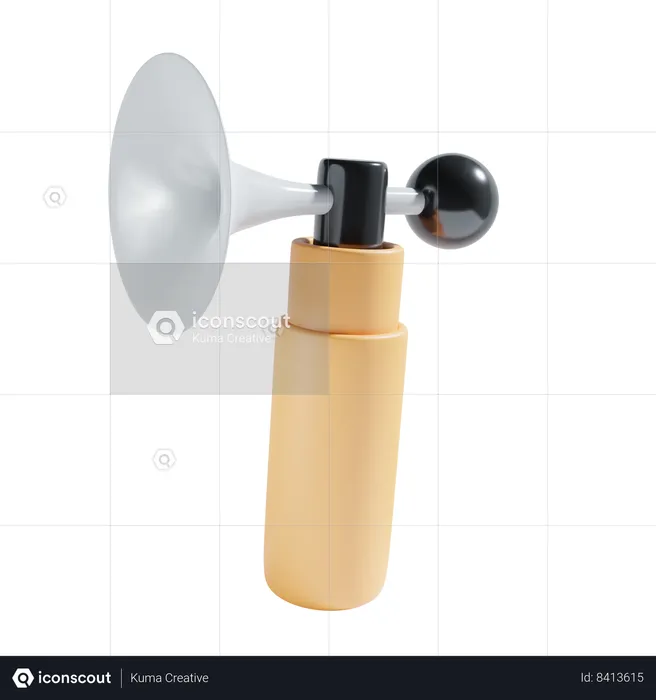 Trumpet Horn  3D Icon