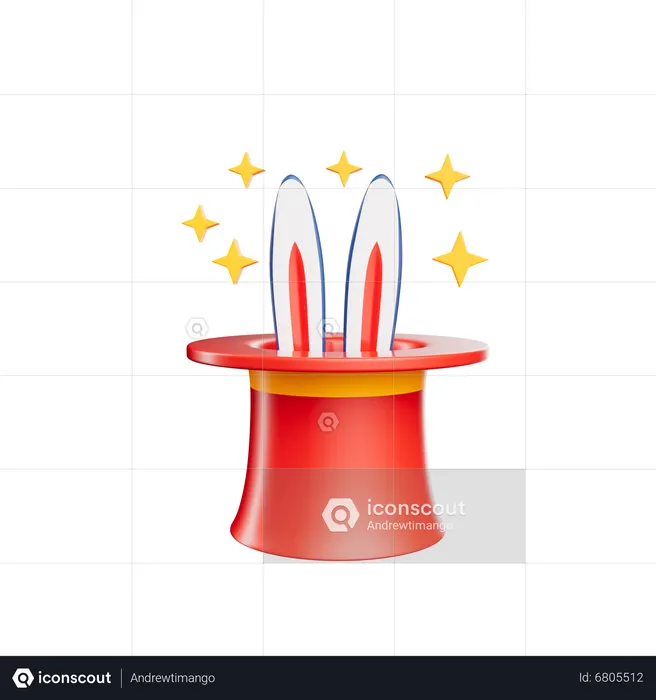 Truque de mágica  3D Icon