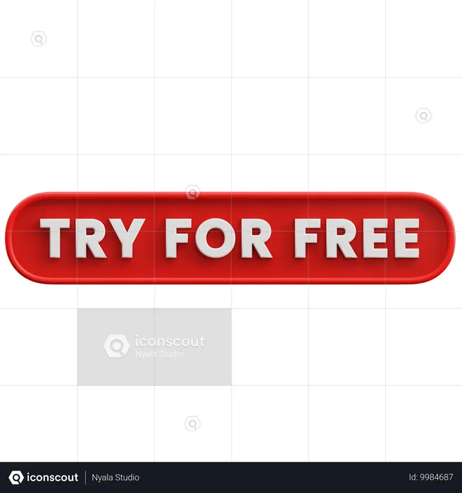 TRY FOR FREE  3D Icon