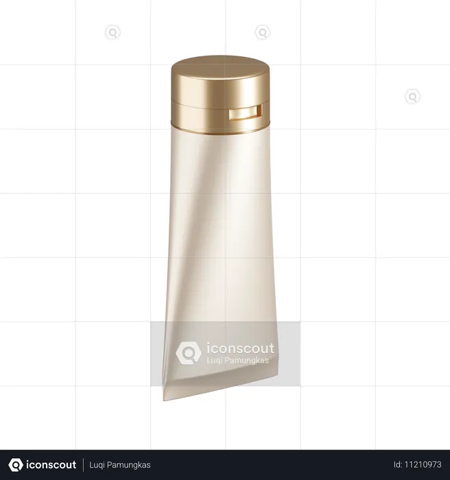 Tube de lotion crème bouteille  3D Icon