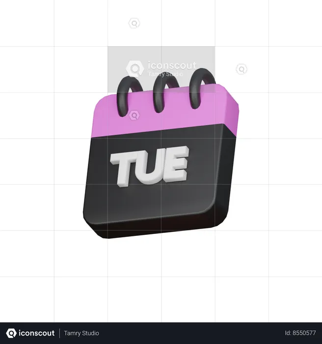 Tuesday  3D Icon