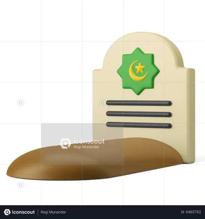 Tumba musulmana  3D Icon
