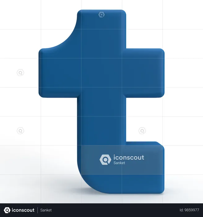 Tumblr  3D Icon