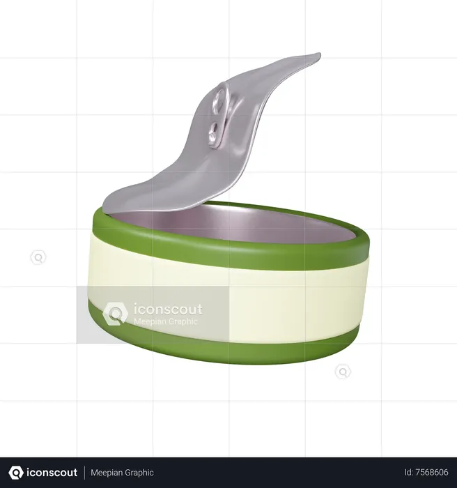 Tuna Can  3D Icon