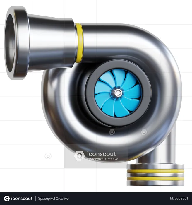 Turbo  3D Icon