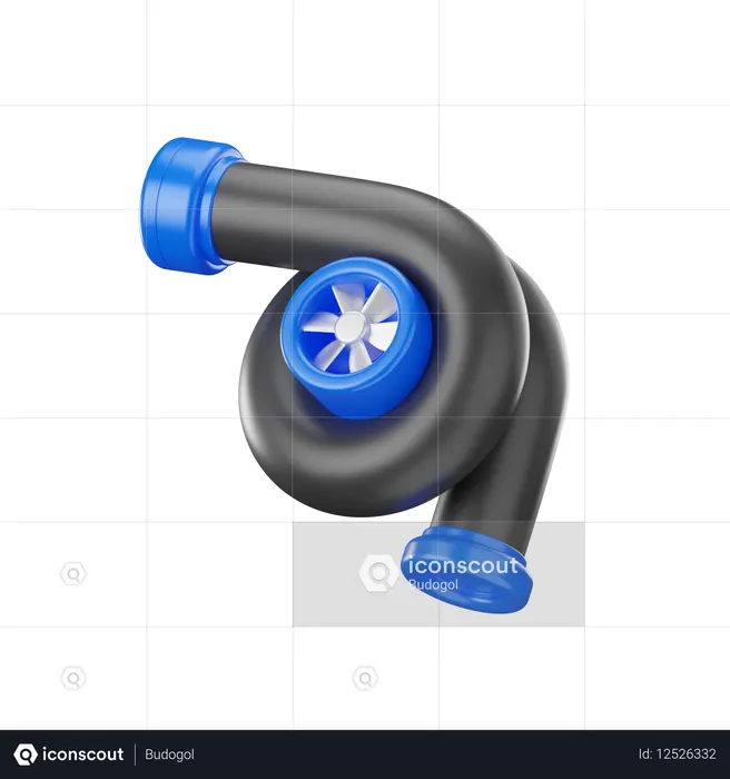 Turbo  3D Icon