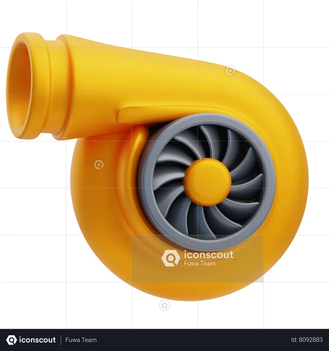 Turbo  3D Icon