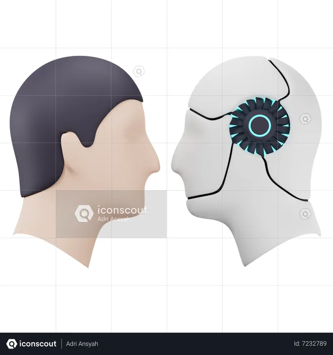 Turing Test  3D Icon