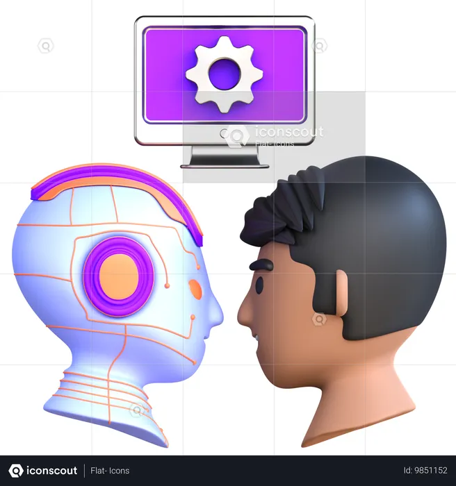 Turing Test  3D Icon