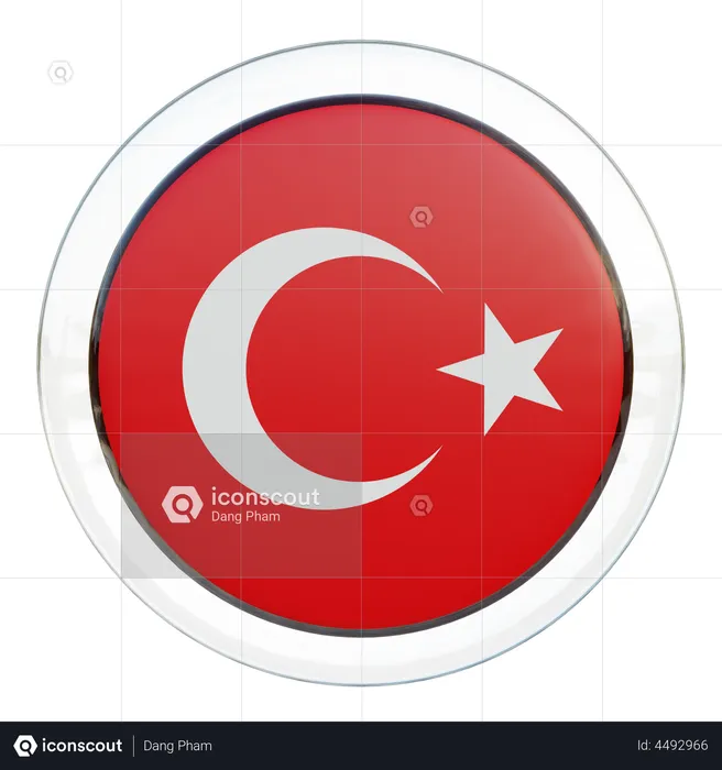 Türkei Flagge Flag 3D Flag