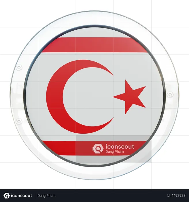 Turkish Republic Of Northern Cyprus Flag Flag 3D Flag
