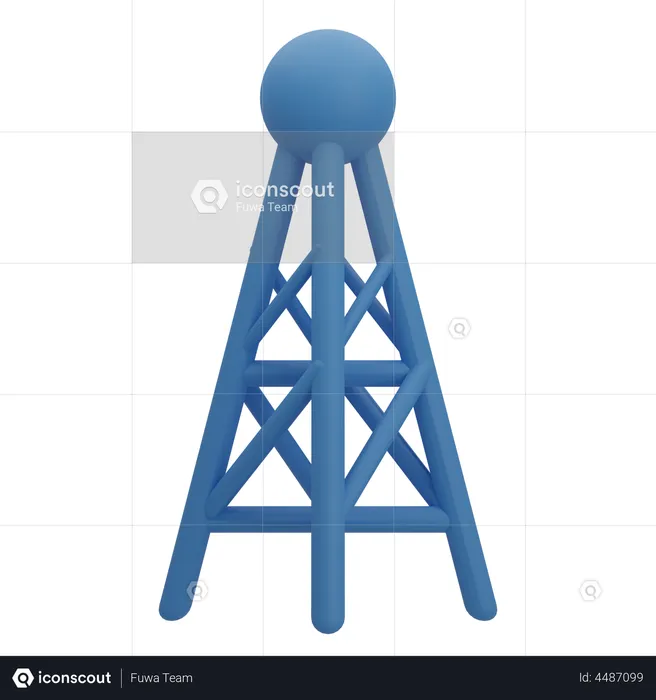 Turm  3D Illustration