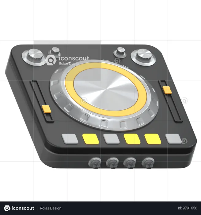 Turntable  3D Icon