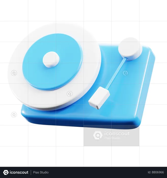 Turntable  3D Icon