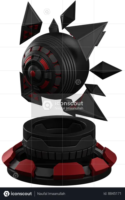 Turret Defence  3D Icon