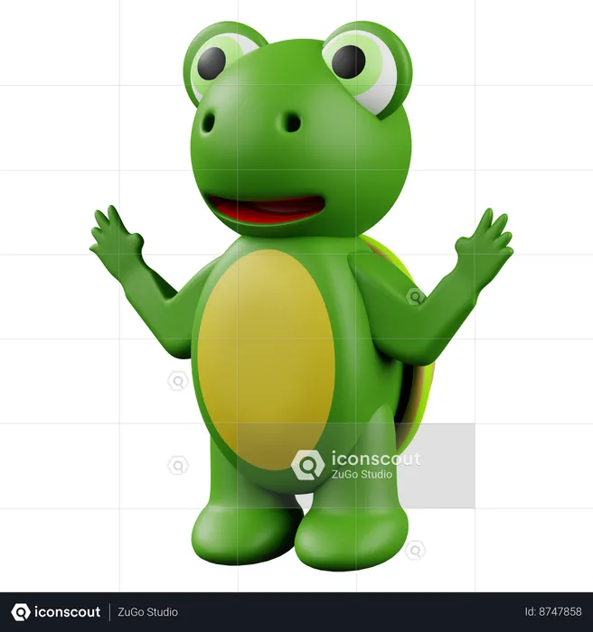 Turtle  3D Icon