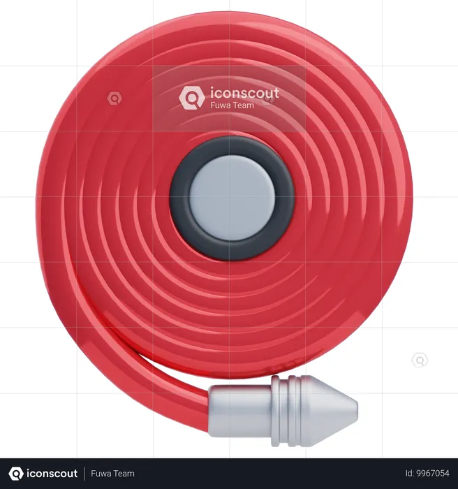 Tuyau d'incendie  3D Icon