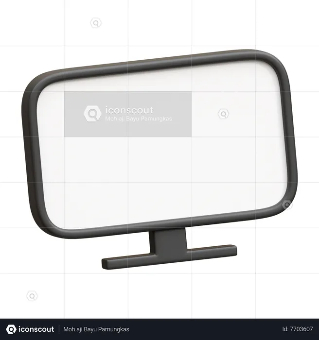 Tv  3D Icon