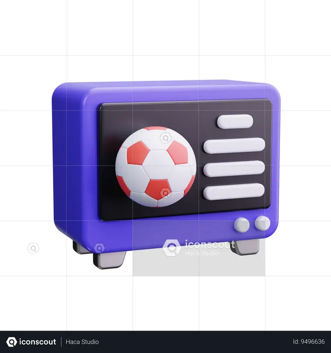 Tv  3D Icon