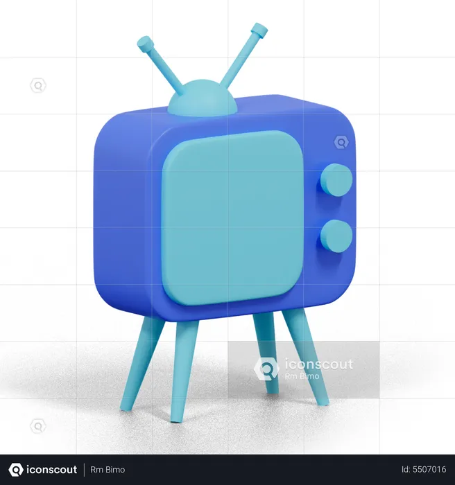 TV  3D Illustration
