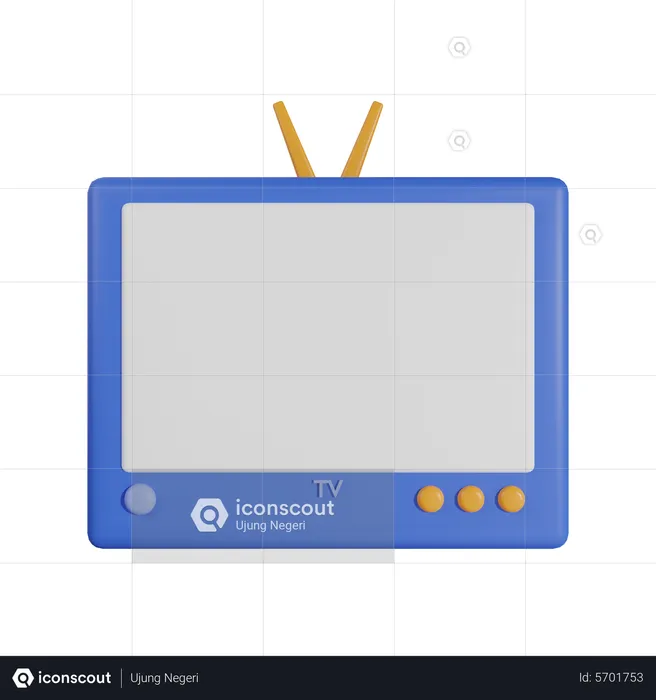 Tv App  3D Icon