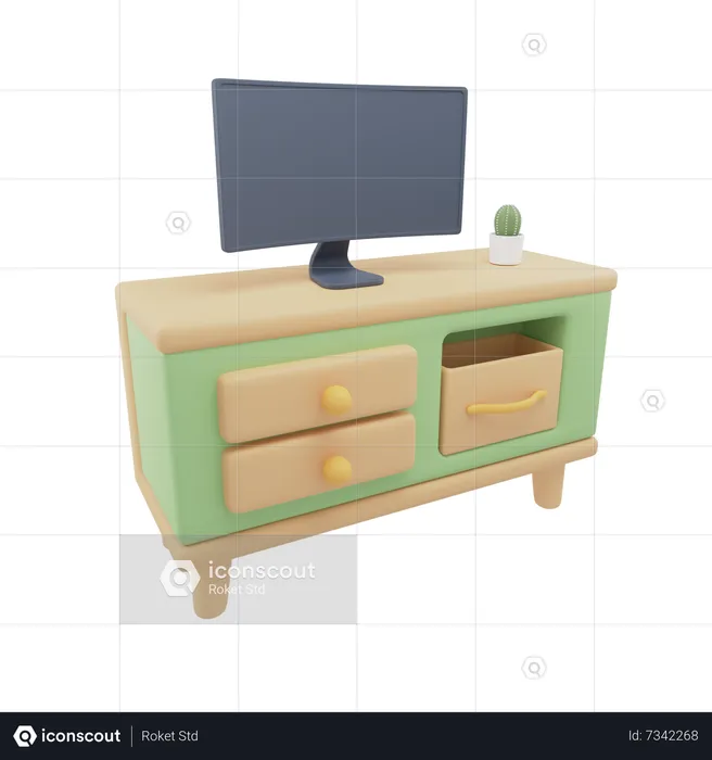 TV Cabinet 3D model