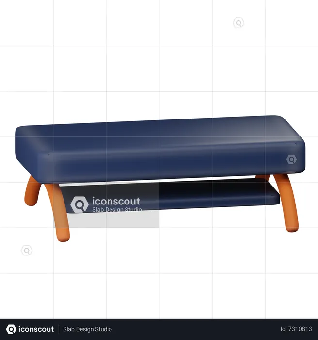 Tv Table  3D Icon