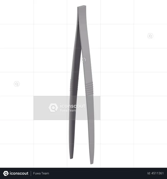 Tweezers  3D Illustration