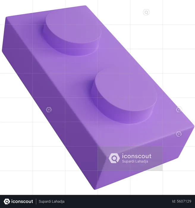 Two Thin Piece  3D Icon