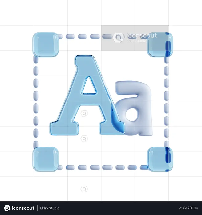 Type Tool  3D Icon