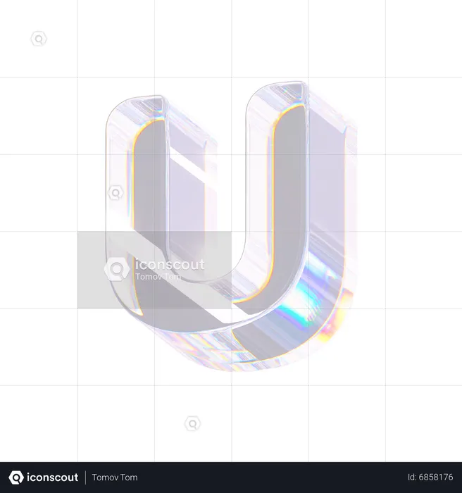 U  3D Icon