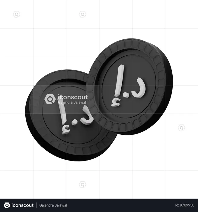 UAE dirham  3D Icon