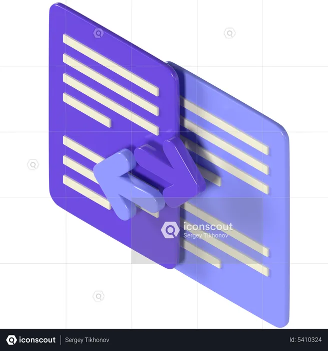 Datei übertragen  3D Icon