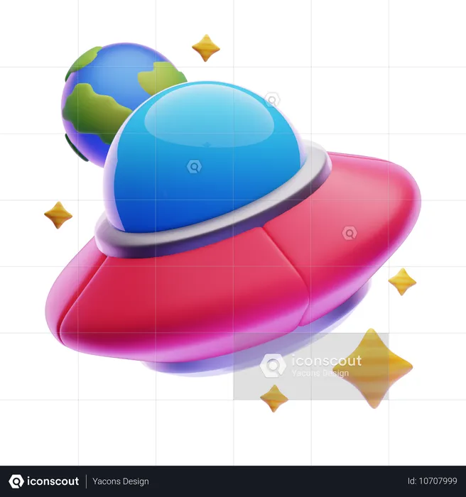 Ufo  3D Icon