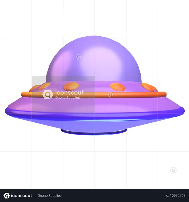 UFO  3D Icon