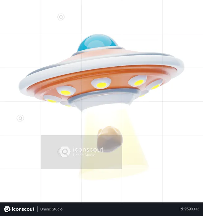 Ufo  3D Icon