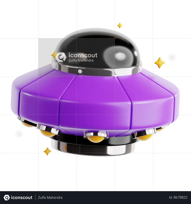 UFO  3D Icon