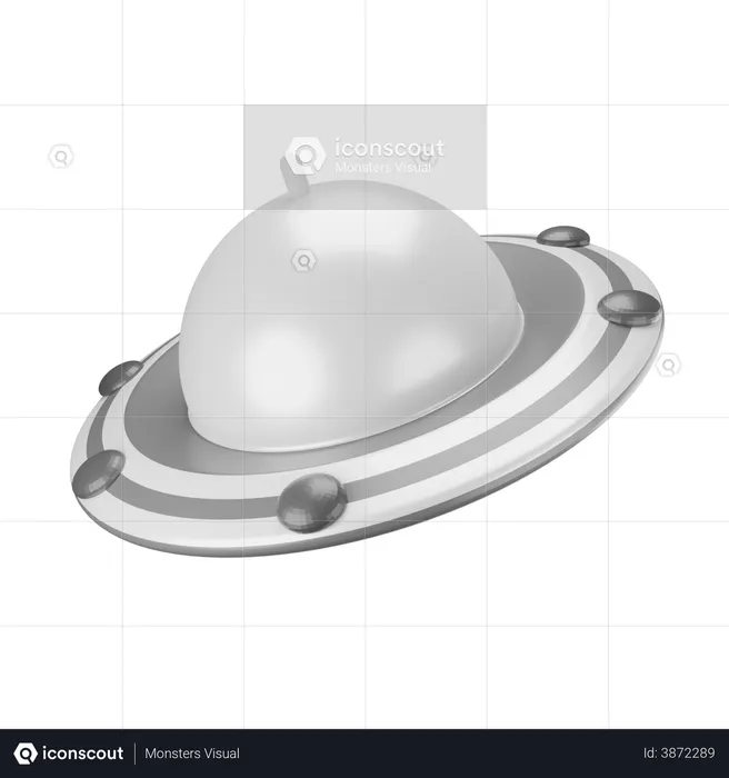 Ufo  3D Illustration