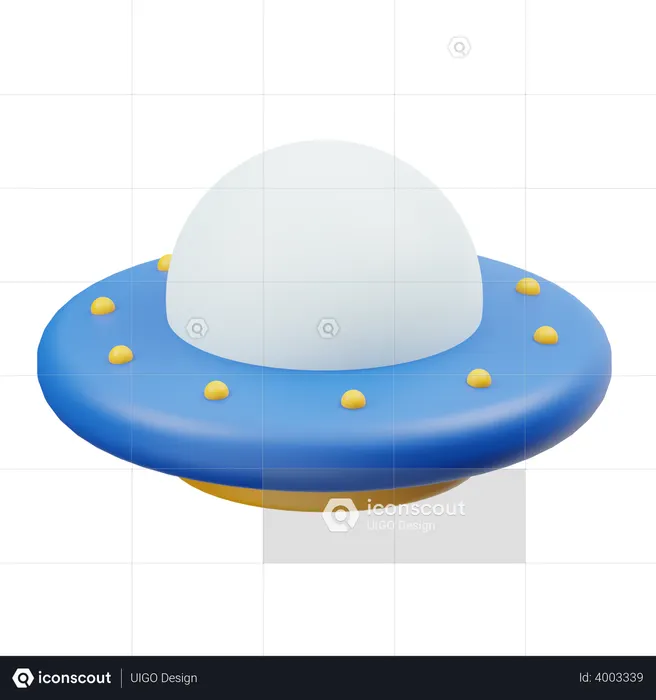 Ufo  3D Illustration
