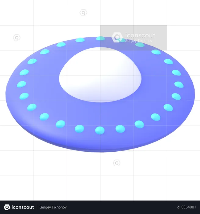 Ufo  3D Illustration